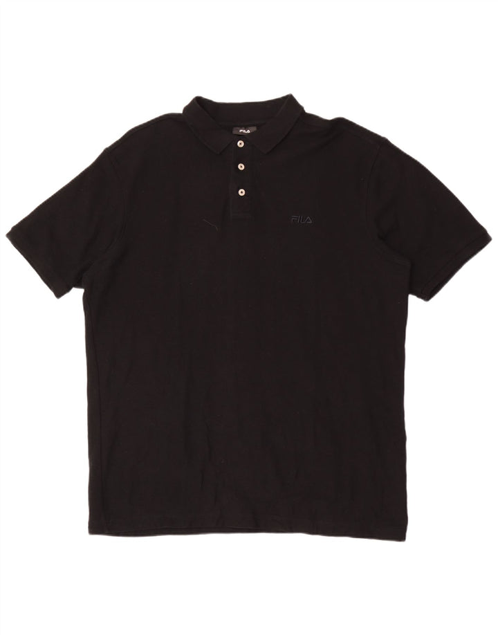 Fila Polo Homme XL Noir Coton