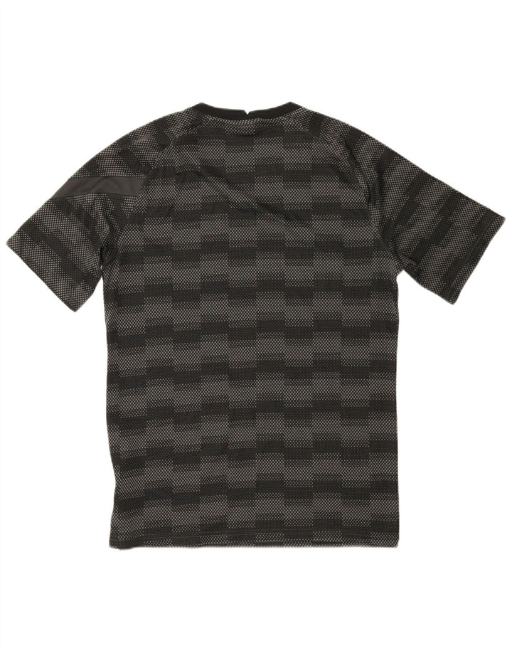 Nike Hommes Dri Fit T-Shirt Haut Noir Géométrique Polyester