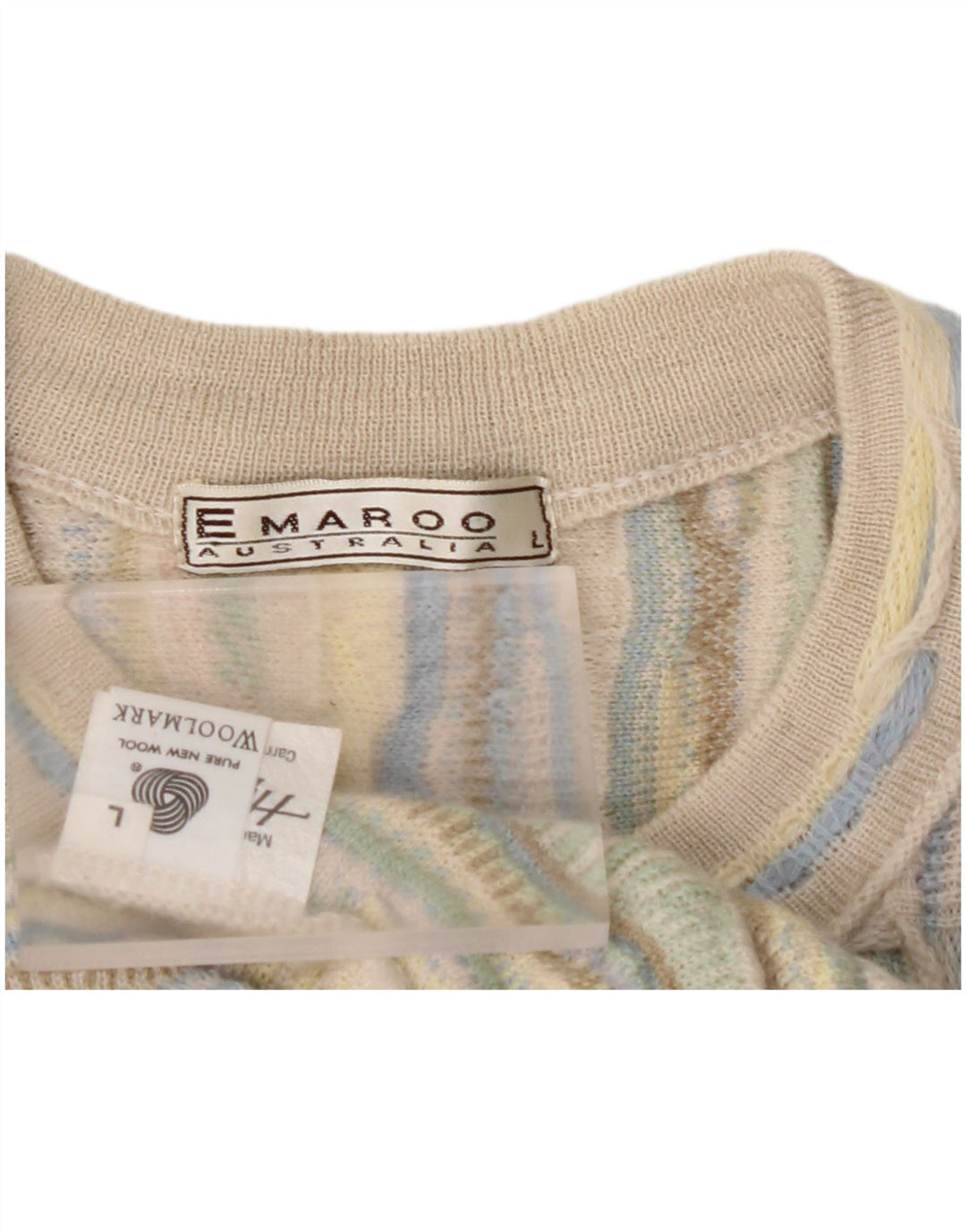 EMAROO AUSTRALIA Pull Cardigan Femme UK 14 Large Multicolore