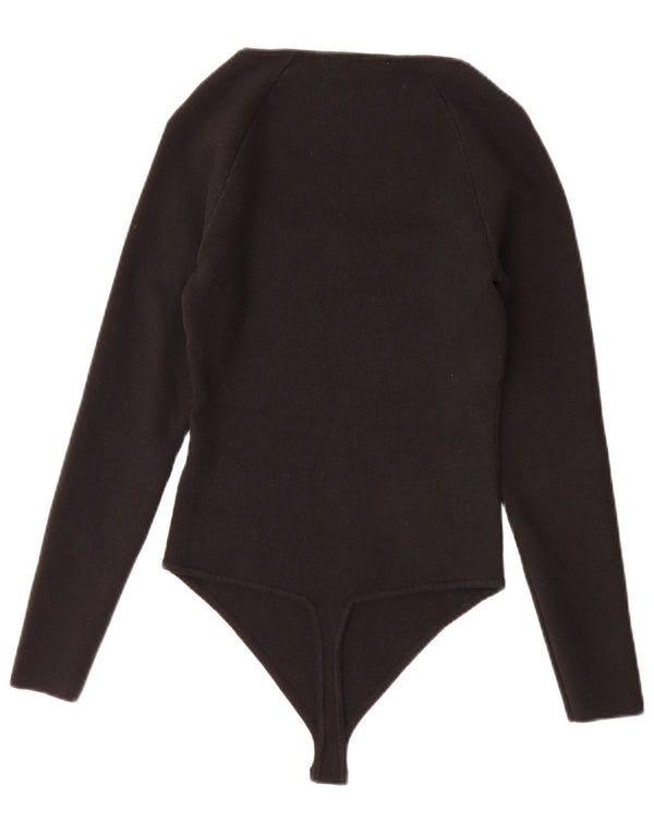 Abercrombie & Fitch Body à manches longues pour femme UK 12 Noir moyen