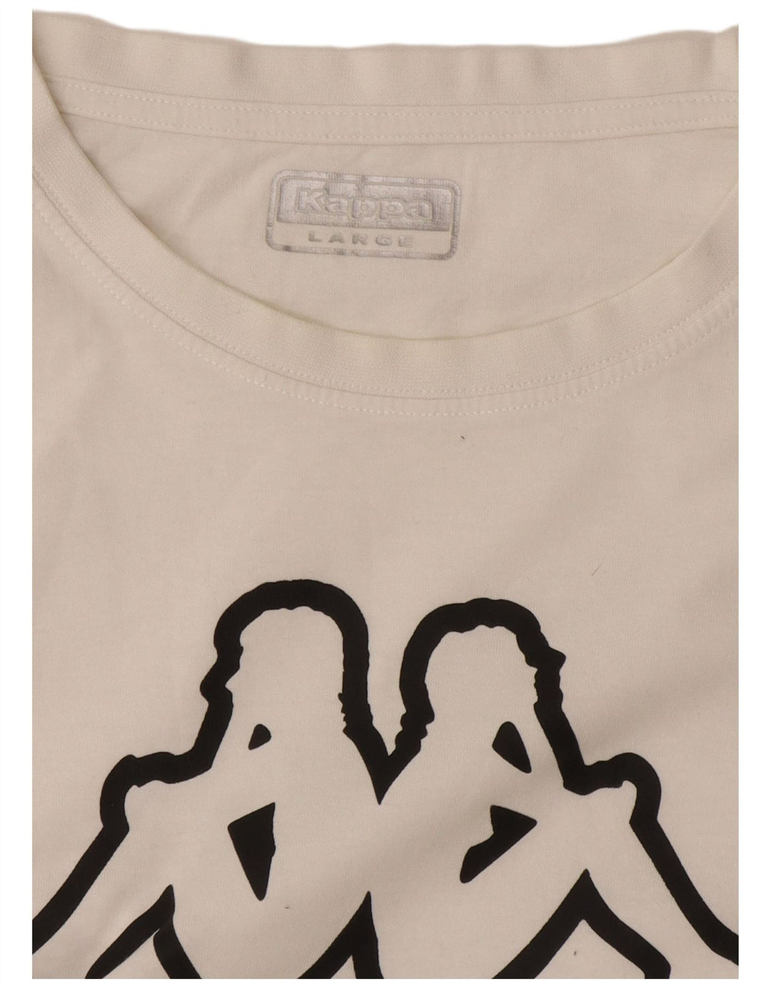 Kappa T-Shirt Graphique Homme Grand Blanc