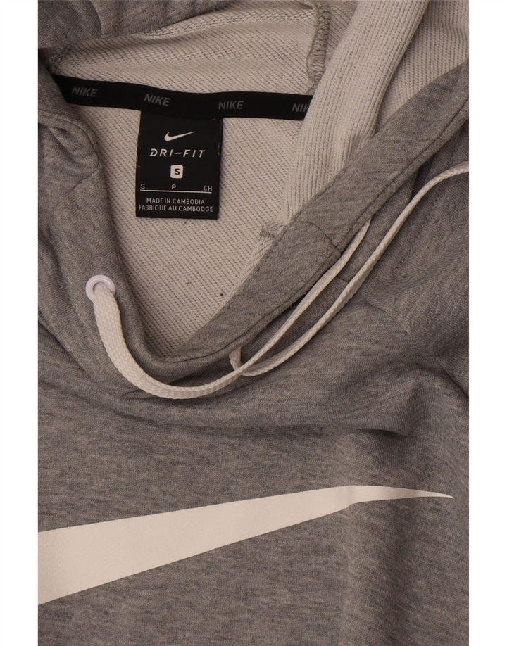Nike Homme Dri Fit Graphic Sweat à capuche Petit Gris Moucheté