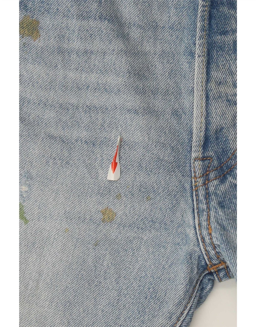 Levi's Jean Droit 501 Vieilli Homme W30 L34 Bleu Coton