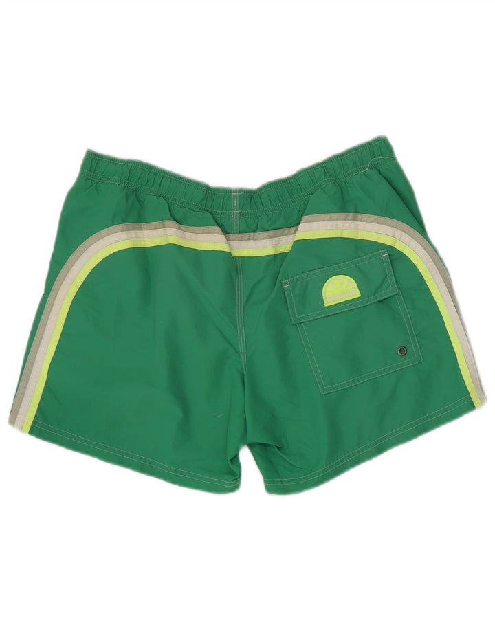 Sundek Short de Bain Homme Nylon Vert Moyen