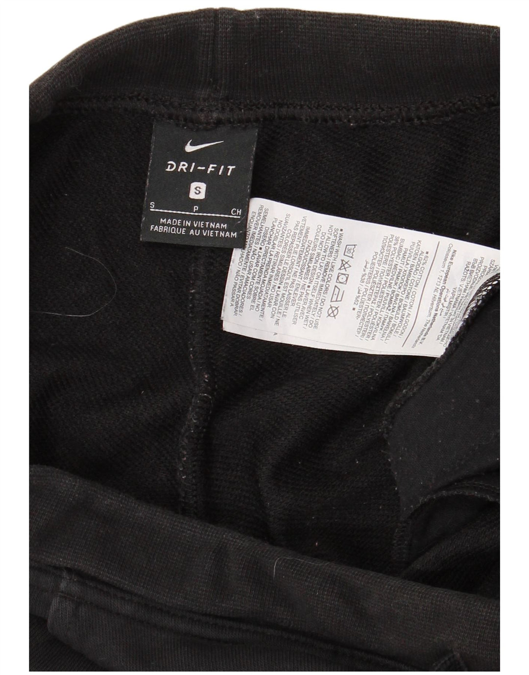 NIKE Pantalon de survêtement pour femme Joggers UK 10 Small Noir Coton