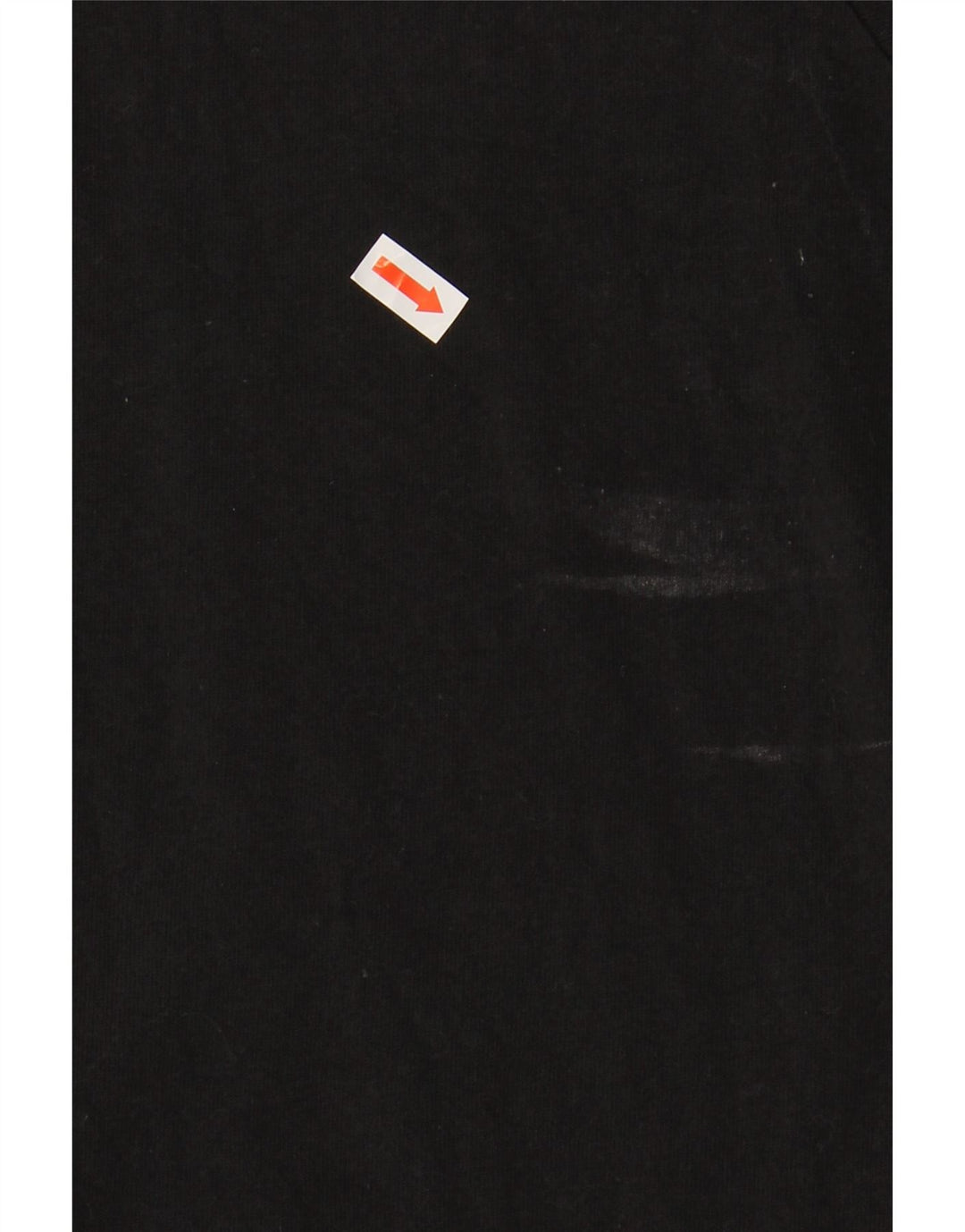 ADIDAS Haut Femme Manches Longues UK 16/18 Large Noir Coton