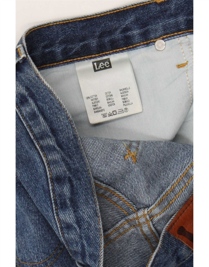 Lee Jean Droit Brooklyn Homme W34 L32 Bleu Coton