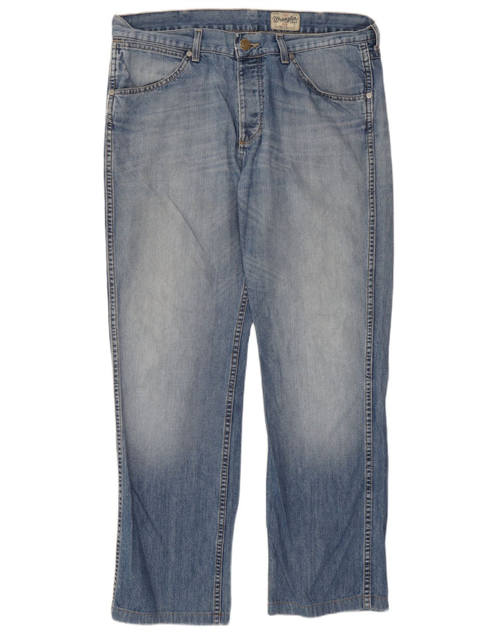 Wrangler Jean droit homme W36 L31 bleu coton