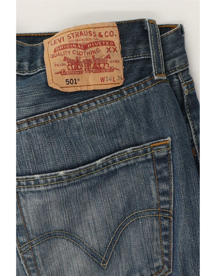 Levi's Jean Droit 501 Homme Bleu W36 L34