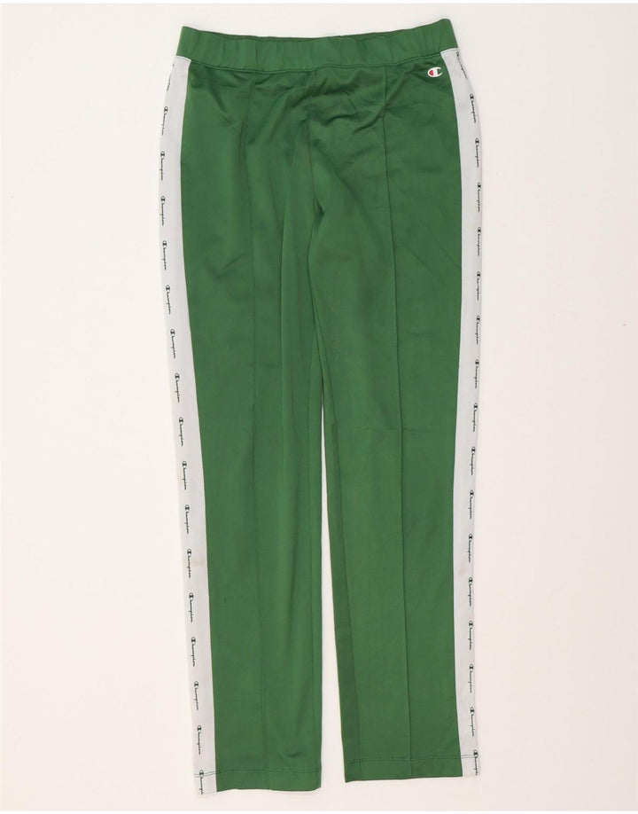 CHAMPION Pantalon de survêtement graphique pour femme UK 14 Vert moyen Colourblock