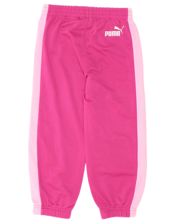 Puma Pantalon de Survêtement Graphique Fille 2-3 Ans Rose Colorblock