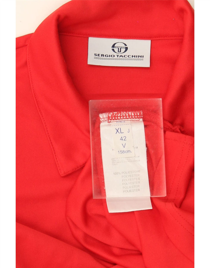SERGIO TACCHINI Polo Garçon 13-14 ans XL Rouge Colourblock Polyester