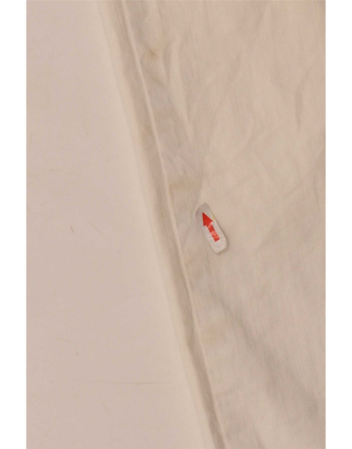 Trussardi Jean Droit W33 L33 Blanc Coton Homme