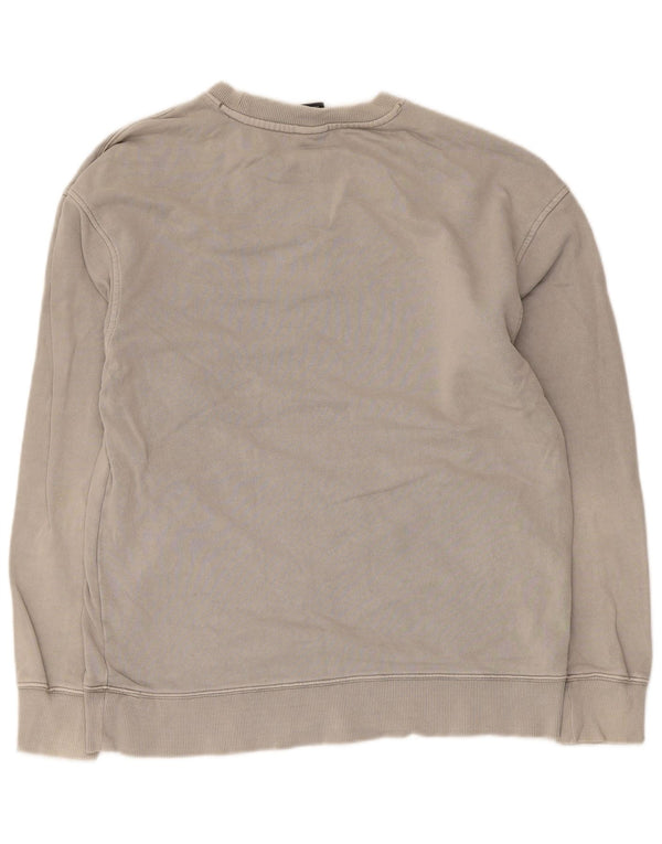Zara Homme Sweatshirt Jumper Moyen Gris Coton