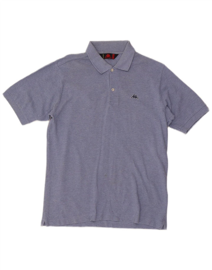 Kappa Polo Homme Petit Bleu Coton
