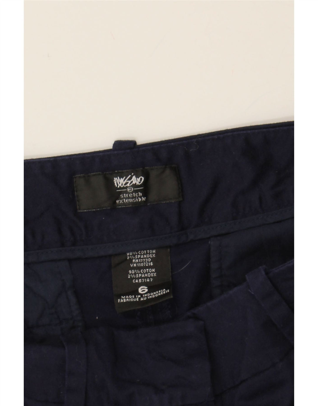 MOSSIMO Womens Chino Shorts US 6 Medium W30 Navy Blue Cotton Vintage Mossimo and Second-Hand Mossimo from Messina Hembry 