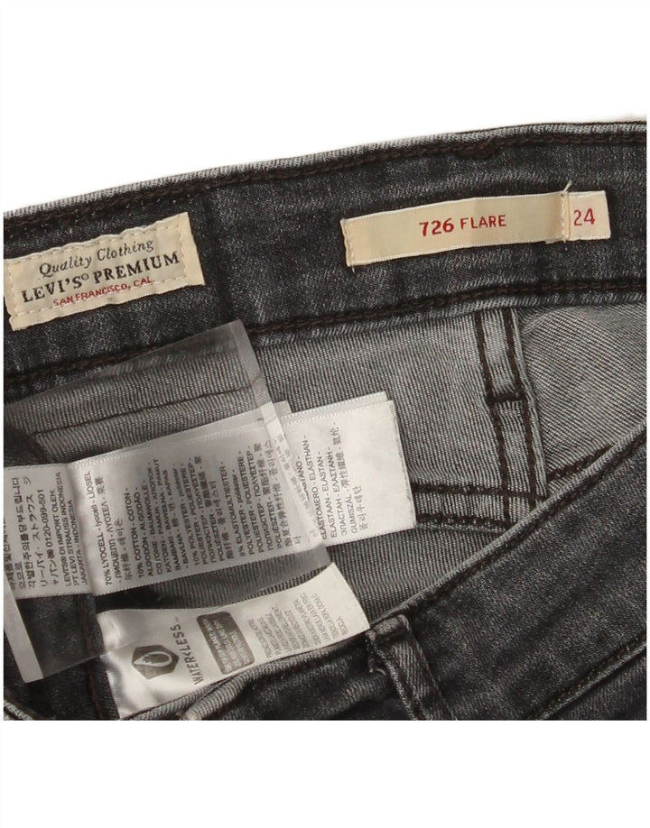 LEVI'S Jean évasé 726 Femme W24 L30 Gris Lyocell
