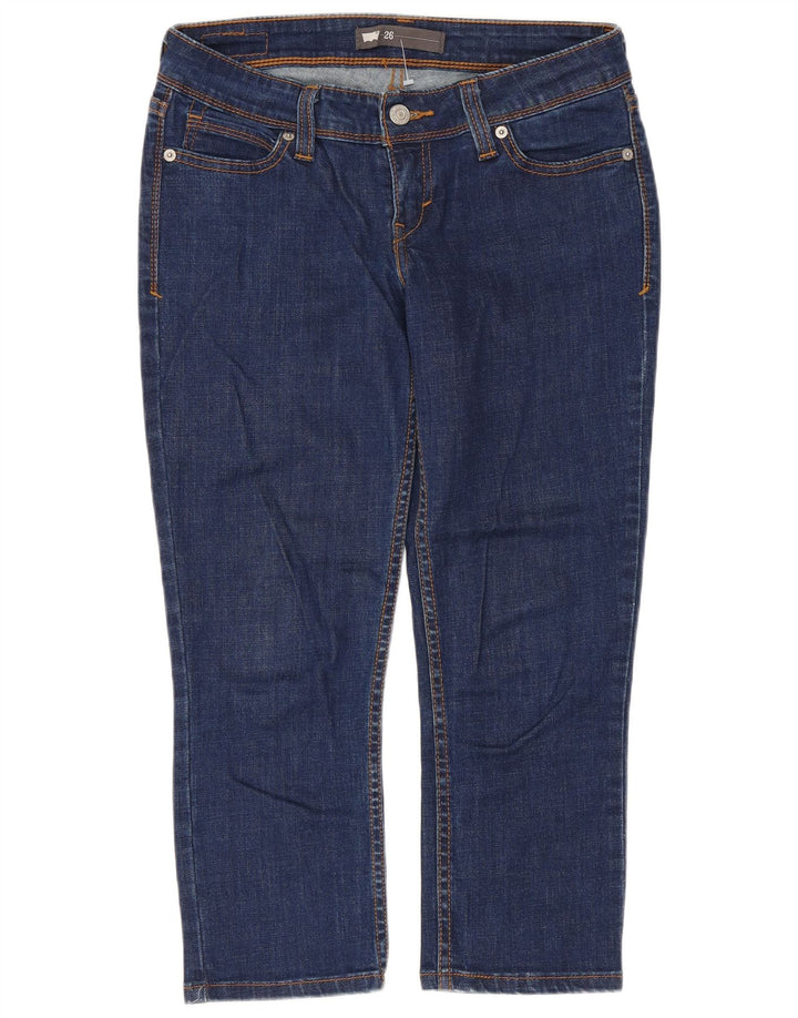 Levi's Jean Capri Femme W26 L21 Bleu Marine Coton