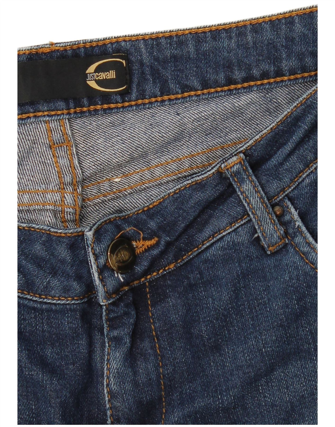JUST CAVALLI Jean Bootcut Femme W30 L34 Bleu