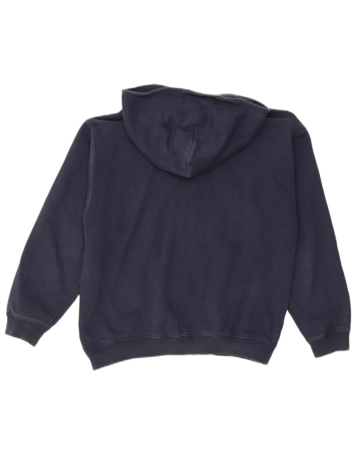 ASICS Sweat à capuche zippé pour garçon 11-12 ans Bleu marine