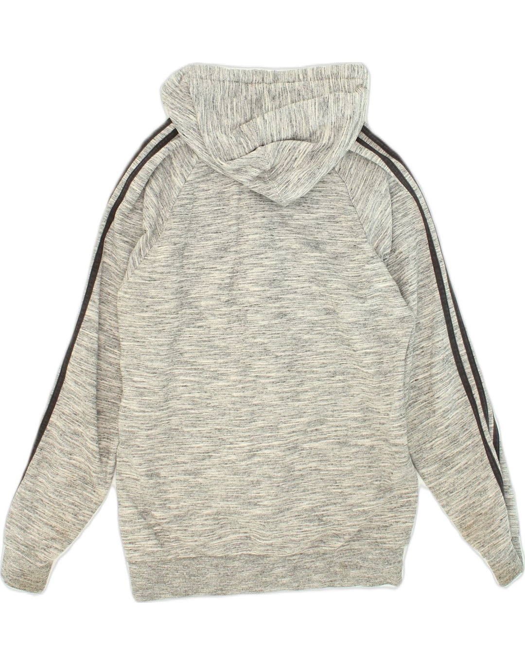 ADIDAS Pull à capuche zippé pour homme en coton gris moyen