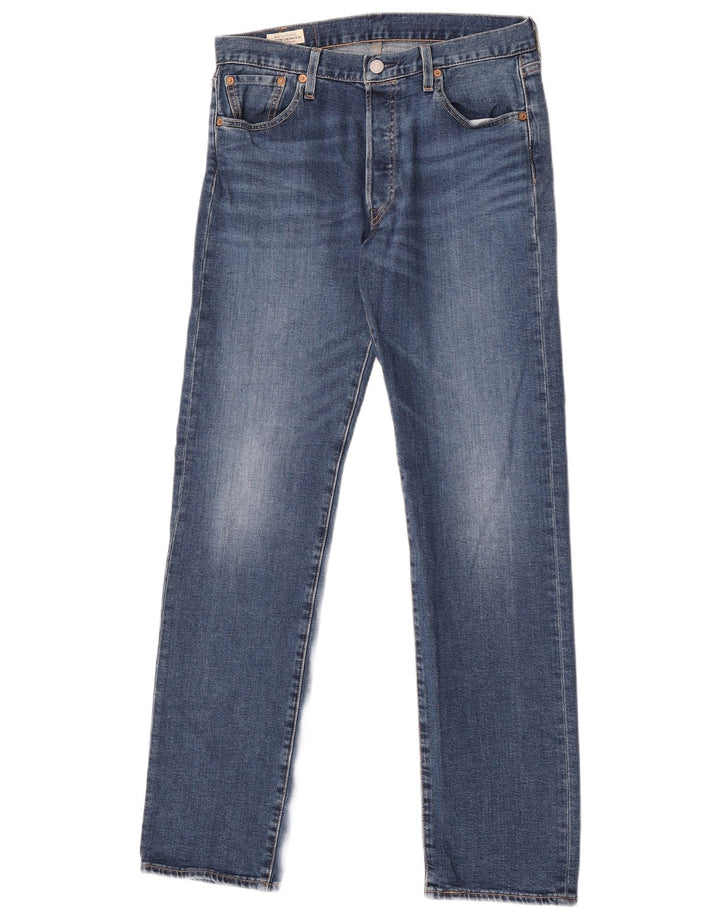 LEVI'S Jean Droit 501 Homme W30 L32 Bleu Coton