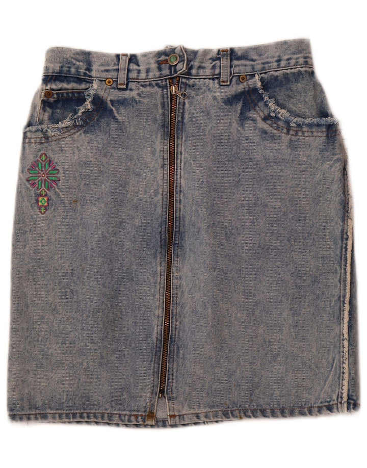 Casucci Jupe en Jean Femme IT 46 Large W30 Bleu Coton