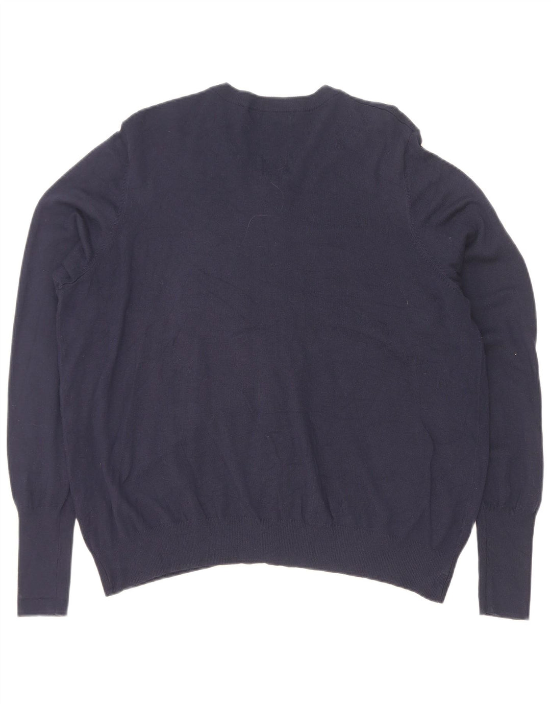 Marks & Spencer Pull Cardigan pour Femme UK 16 Large Bleu Marine
