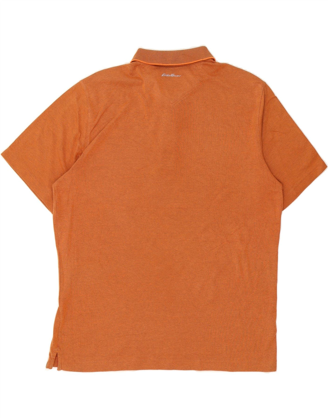 EDDIE BAUER Mens Polo Shirt Large Orange Cotton Vintage Eddie Bauer and Second-Hand Eddie Bauer from Messina Hembry 