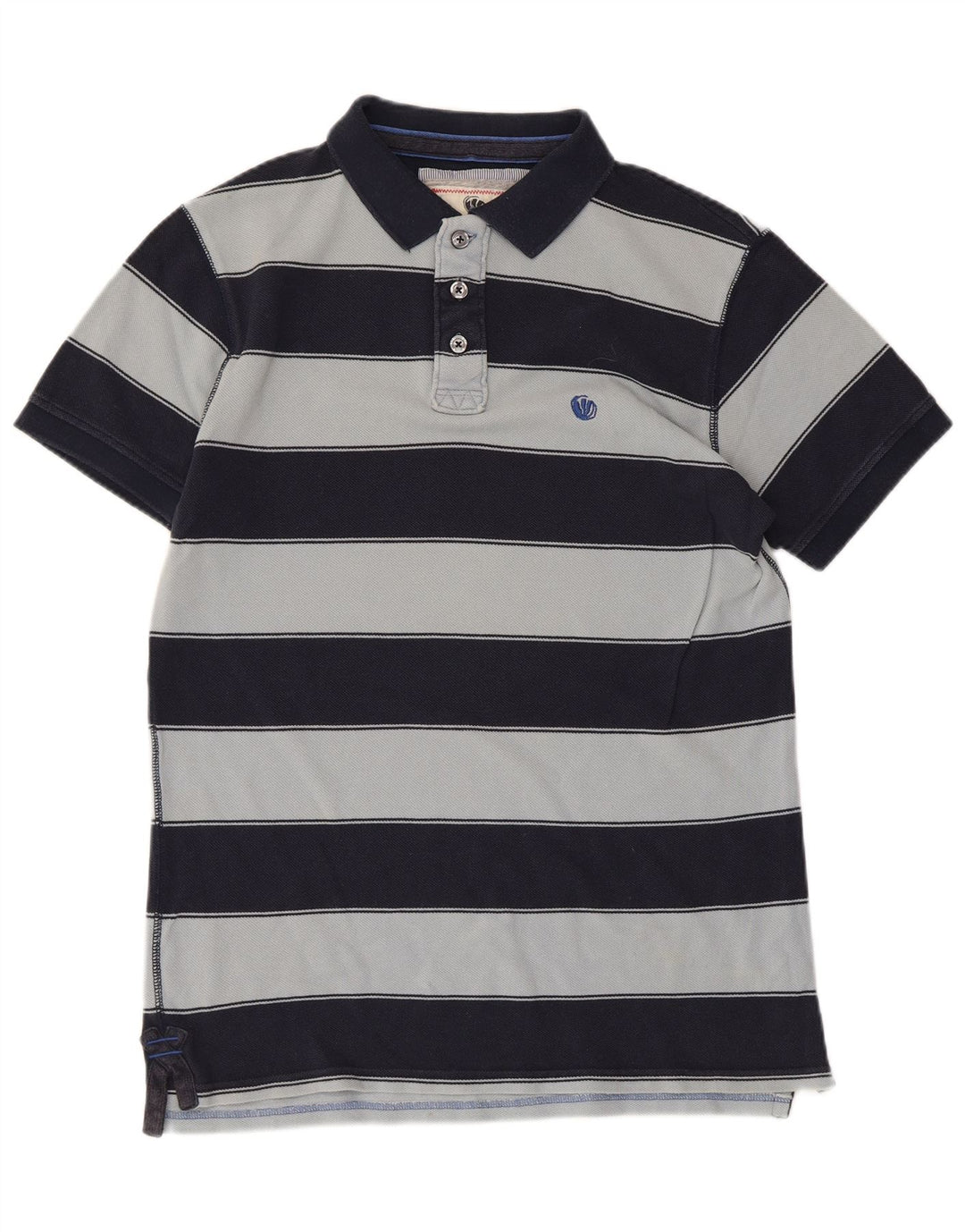 FAT FACE Polo Homme Bleu Marine Moyen Rayé Coton