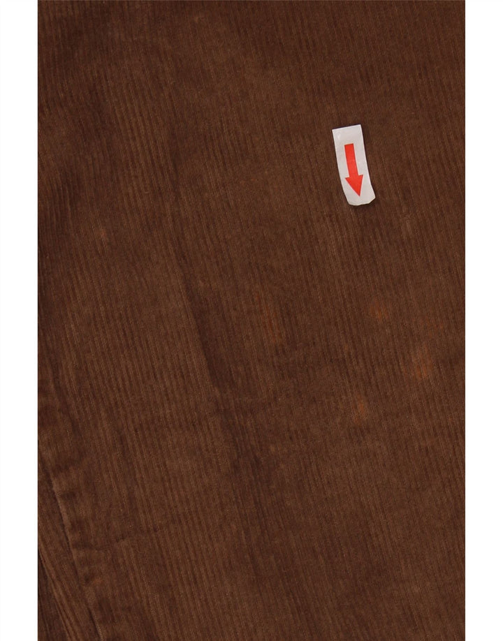 IZOD Pantalon Droit Homme Velours Côtelé W38 L34 Marron Coton