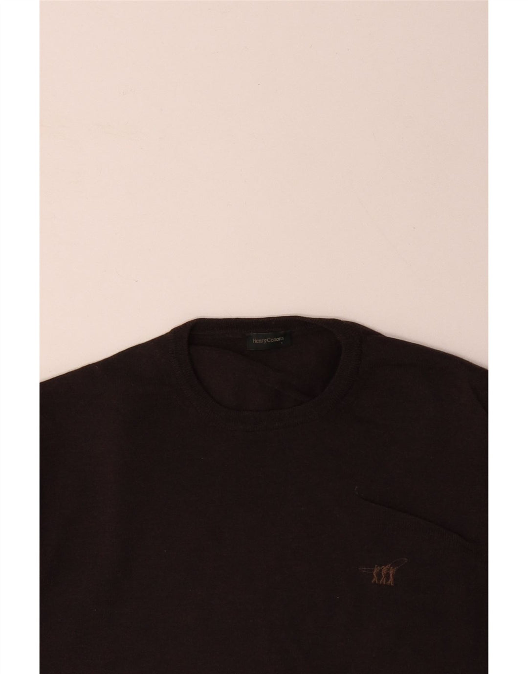 HENRY COTTONS Pull Col Rond Homme Marron Moyen