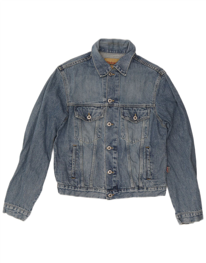 Pickwick Veste en jean pour homme UK 38 Bleu moyen Coton