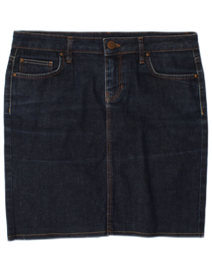 Jupe en jean femme ZARA EU 38 Small W28 bleu marine
