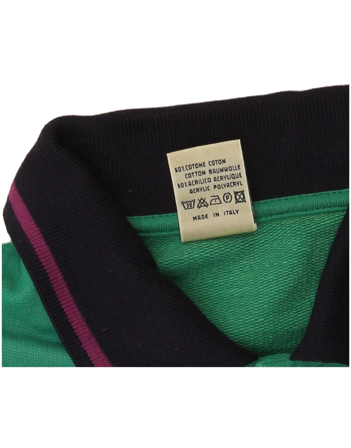 Campagnolo Sweat-shirt pour homme UK 40 Medium Turquoise Colourblock