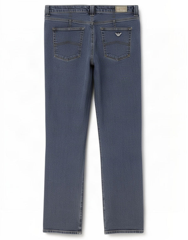 Armani Womens Straight Jeans W33 L28 Blue