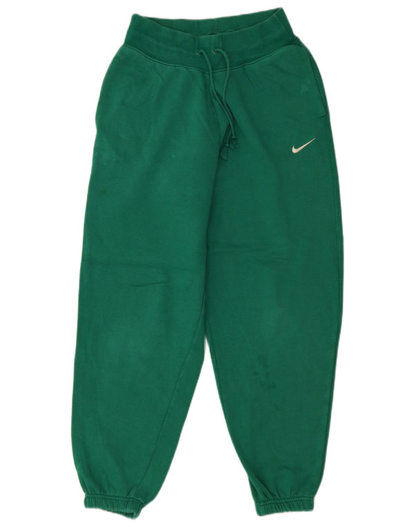 Nike Pantalon de survêtement pour femme Joggers UK 4 XS Vert Coton