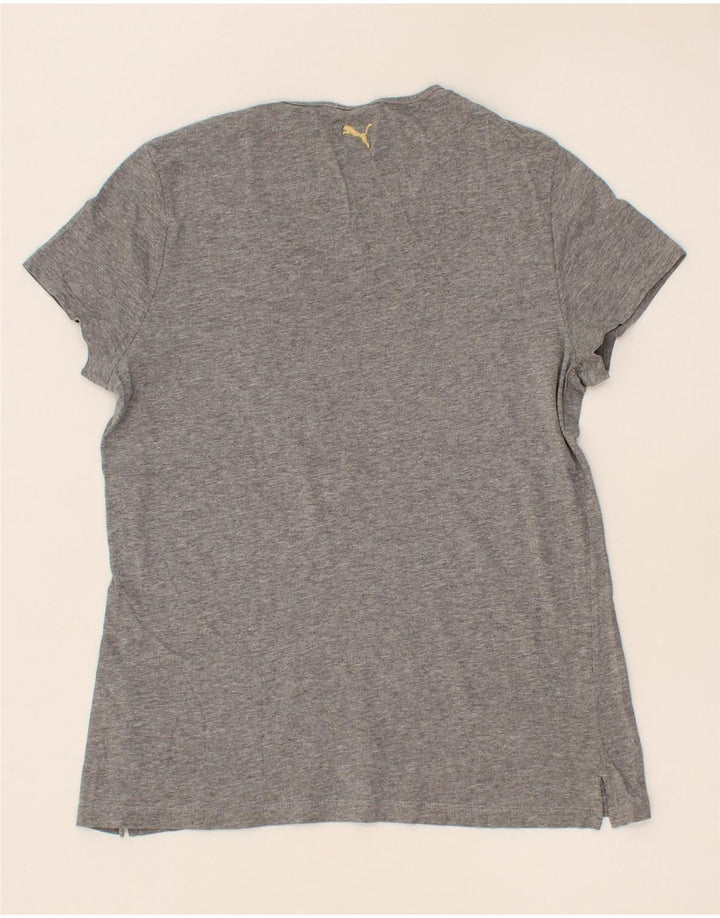 PUMA Womens Graphic T-Shirt Top UK 16 Large  Grey Vintage Puma and Second-Hand Puma from Messina Hembry 