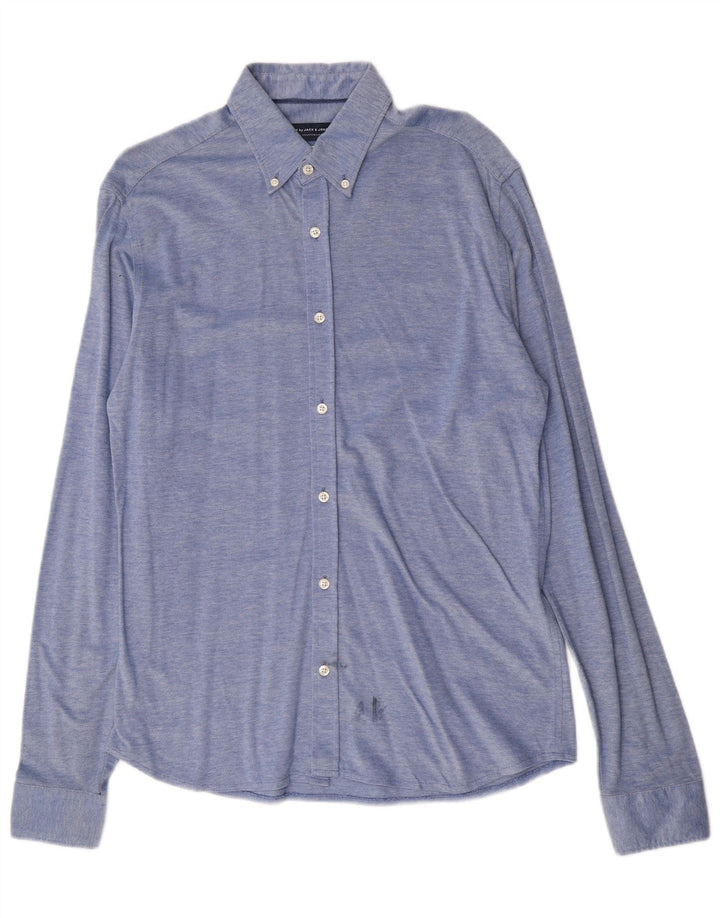 Jack & Jones Chemise Homme Small Bleu Coton