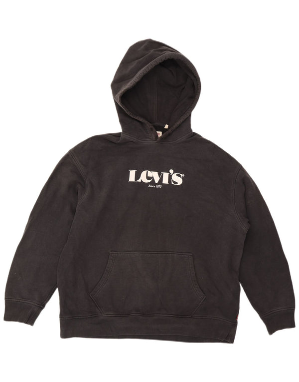 Levi's Pull à Capuche Graphic Relaxed Fit Homme Noir Coton