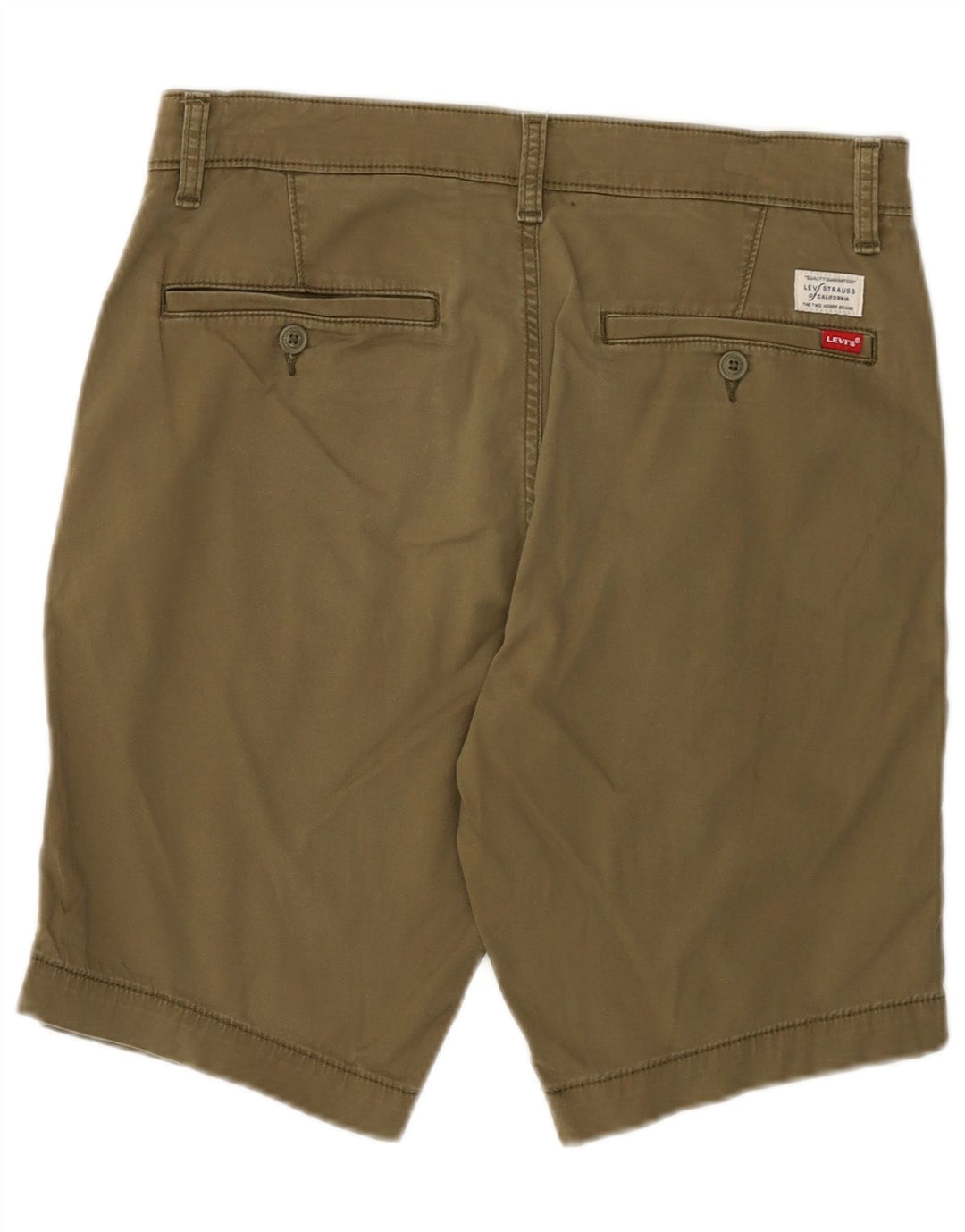 Levi's Short Chino W30 Homme Kaki Moyen Coton