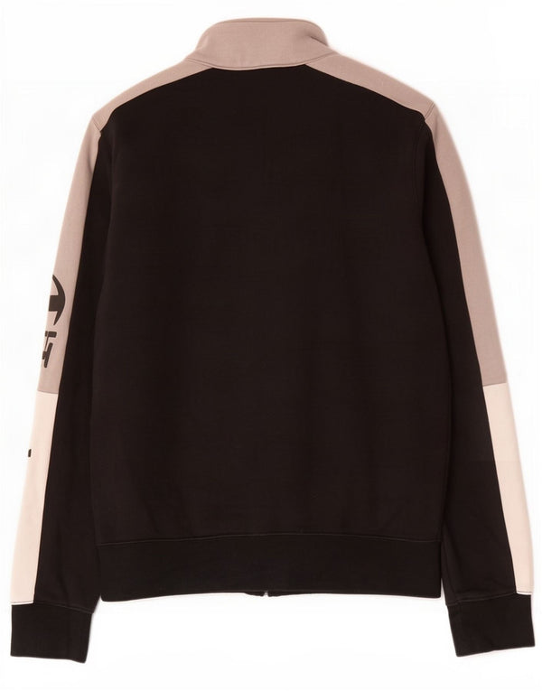 Champion Veste de Survêtement Graphique Homme Noir Moyen Coton Colorblock