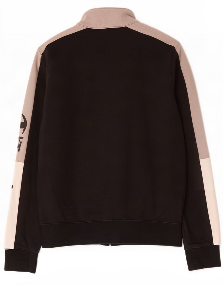 Champion Veste de Survêtement Graphique Homme Noir Moyen Coton Colorblock