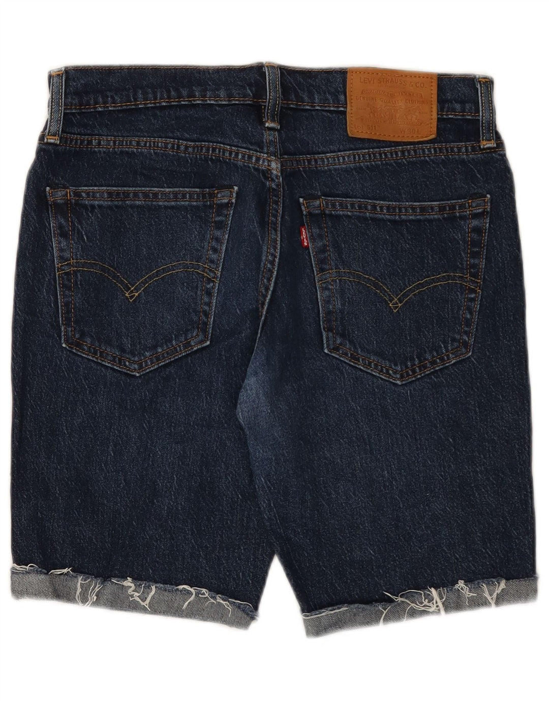 Levi's Short en Jean 511 W30 Homme Bleu Marine Moyen Coton
