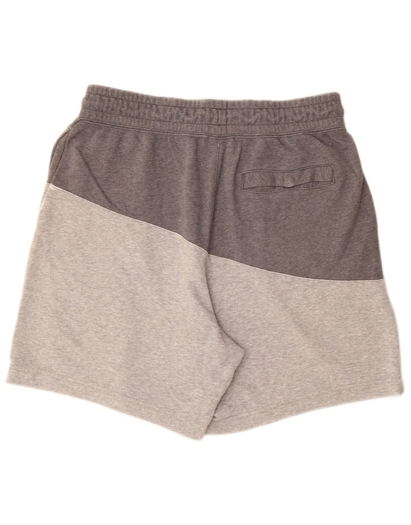 NIKE Short de sport pour hommes en coton color block grand gris