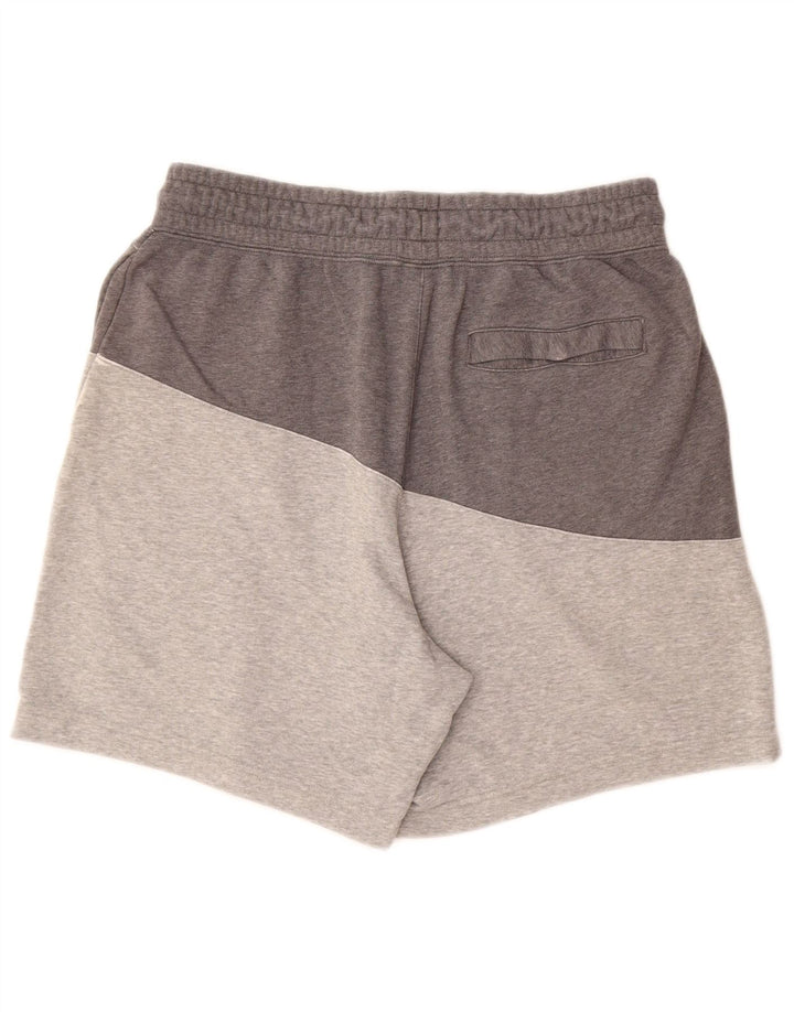 NIKE Short de sport pour hommes en coton color block grand gris
