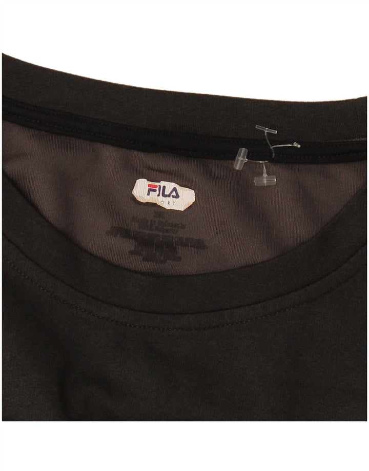 FILA Mens Top Long Sleeve XL Grey Colourblock