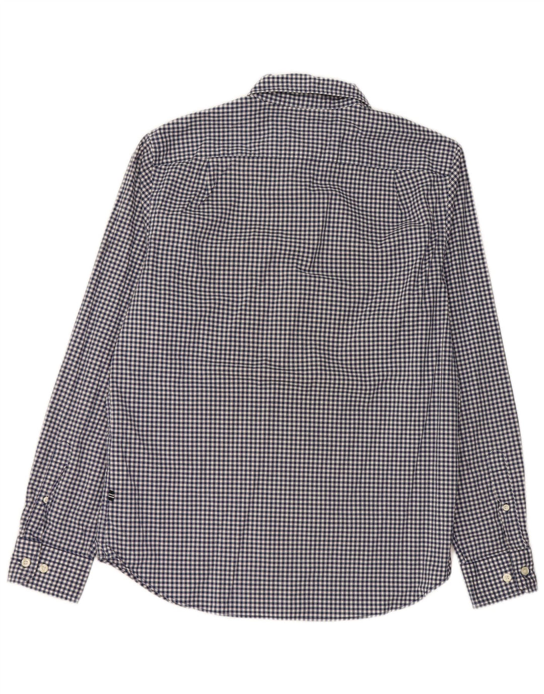 Nautica Chemise stretch coupe classique pour homme en coton vichy bleu marine