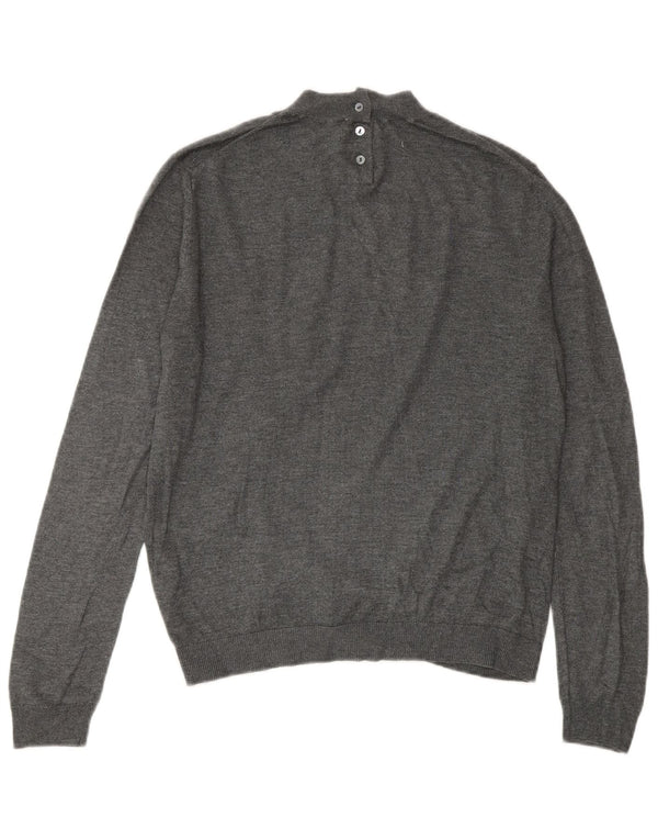 Zara Pull col roulé pour femme UK 14 Gris moyen Modal