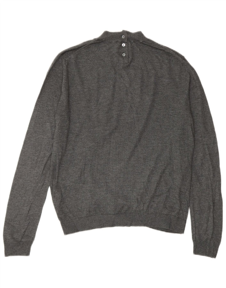 Zara Pull col roulé pour femme UK 14 Gris moyen Modal